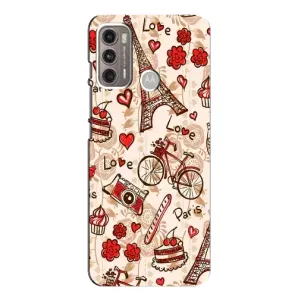 Чехол с Эйфелевой башней на Motorola MOTO G60 (Париж мечта)