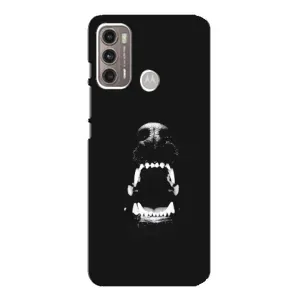 Чохол ДОБЕРМАН для Motorola MOTO G60 (Пасть добермана)