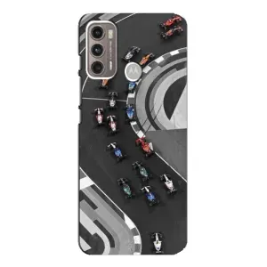 Чехол фильм Формула 1 для Motorola MOTO G60 (Гонки ф1)