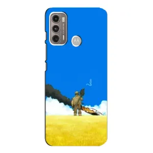 Чехлы на военную тематику для Motorola MOTO G60 (Попадание)