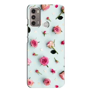 Чехлы с принтом Розочки для Motorola MOTO G60 (Разные цветы)