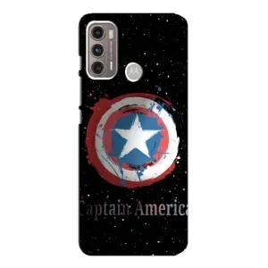Чехол с Щитом Капитана Америки на Motorola MOTO G60 (Щит Капитана)