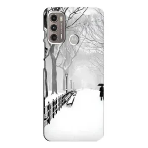 Чехлы на Новый Год Motorola MOTO G60 (Снегом замело)