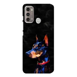 Бампер для Motorola MOTO G60 з картинкою "Песики" (Собака Мопсік)