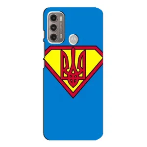 Чехол с картинкой (Патриотический ГЕРБ) на Motorola MOTO G60 (Super - Герб)