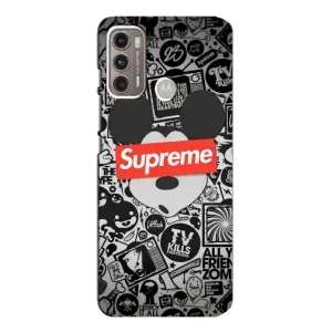 Чехол с Брендами одежды на Моторола Мото джи 60 (Supreme Маус)