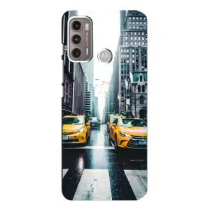 Силиконовый бампер (Работники) на Motorola MOTO G60 (Такси)