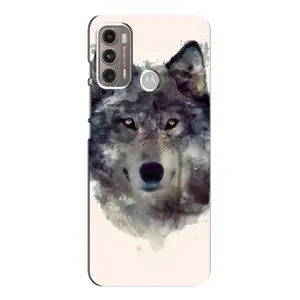 Чехол с Волком на Motorola MOTO G60 (Волк)