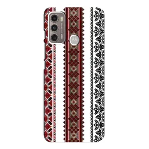 Силиконовый Чехол на Motorola MOTO G60 с картинкой Вышиванки (Вышиваночки)