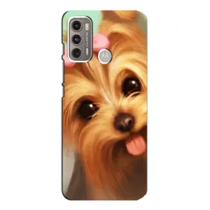 Чохол (ТПУ) Милі песики для Motorola MOTO G60 (Йоркширський тер'єр)