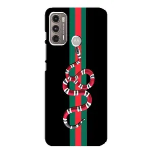 Чехлы Бренд GUCCI для Motorola MOTO G60 (Змей Гуччи)