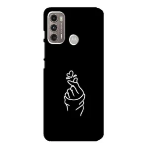 Чехлы (Знак сердечка) на Motorola MOTO G60 (Знак Сердечка)