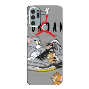 Силиконовый Чехол Nike Air Jordan на Моторола Мото Дж 60 С (Air Jordan)
