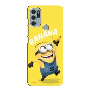 Мультяшный принт на Чехол для Моторола Мото Дж 60 С (Banana)