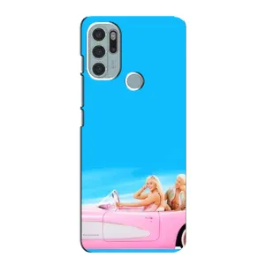 Силиконовый Чехол Барби Фильм на Motorola MOTO G60s (Барби и Кен)