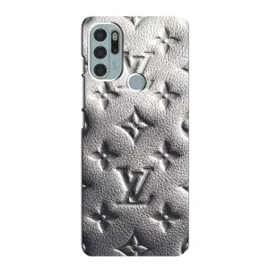 Текстурный Чехол Louis Vuitton для Моторола Мото Дж 60 С (Бежевый ЛВ)