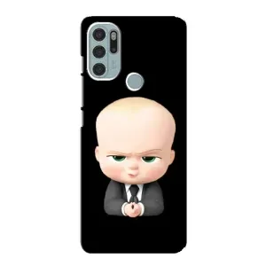 Мультяшный принт на Чехол для Моторола Мото Дж 60 С (Бос)