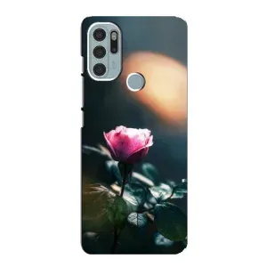 Чехлы с принтом Розочки для Motorola MOTO G60s (Цветок ночной)