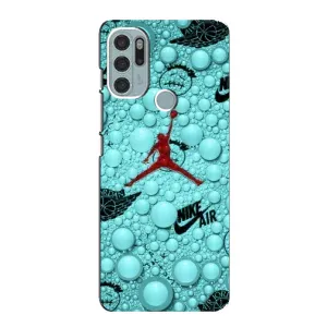 Силиконовый Чехол Nike Air Jordan на Моторола Мото Дж 60 С (Джордан Найк)