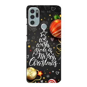 Чехол Новогодняя Елка на Motorola MOTO G60s (Елочка)
