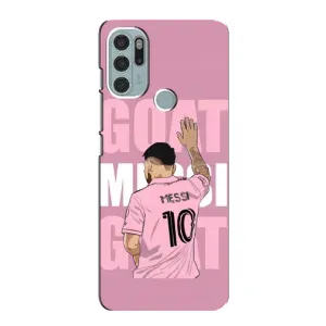Чехлы Лео Месси в Майами на Motorola MOTO G60s (GOAT MESSI)