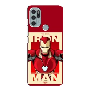 Чехол Супергерой Железный человек на Motorola MOTO G60s (Iron man)
