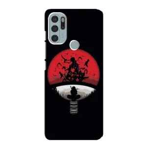 Чохли з принтом Ітачі Учіха на Motorola MOTO G60s (Ітачі на чорному)