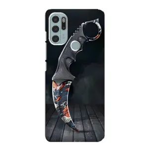 Чехол КИБЕРСПОРТ для Motorola MOTO G60s (Кинжал КС ГО)