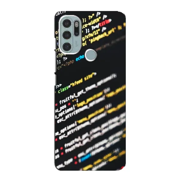 Чехол с рисунком «Код» для Motorola MOTO G60s Чехол с рисунком «Код» для Motorola MOTO G60s