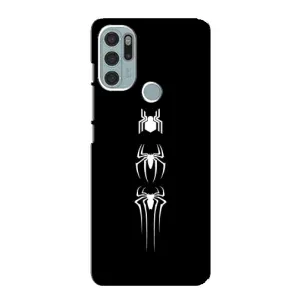 Чехол Супергерой Человека Паука на Motorola MOTO G60s (Лого паука)