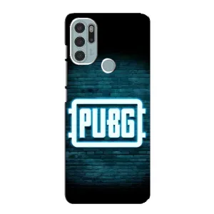 Чехол (TPU) с картинкой "Лого Пабг" на Моторола Мото Дж 60 С (Лого PUBG)