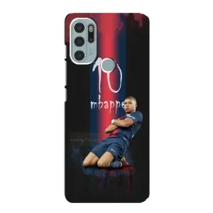 Чехол (TPU) с Футболистом на Motorola MOTO G60s (MBAPPE 10)
