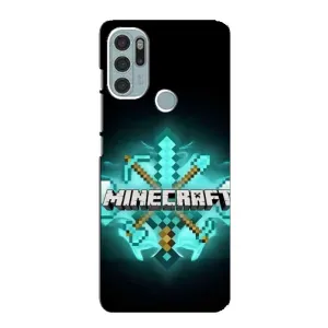 Чехол майнкрафт для Motorola MOTO G60s (MineCraft 2)