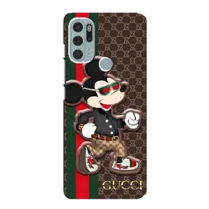 Чехлы Бренд GUCCI для Motorola MOTO G60s (Маус Гуччи)