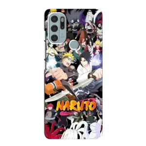 Купить Чехлы на телефон с принтом Anime для Motorola MOTO G60s (Наруто постер)