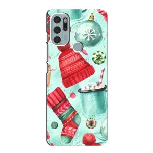 Чехол Санта Клаус для Motorola MOTO G60s (Одежда)