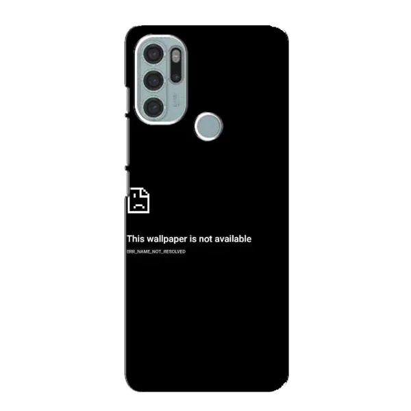 Чехол с рисунком «Ошибка» для Motorola MOTO G60s Чехол с рисунком «Ошибка» для Motorola MOTO G60s