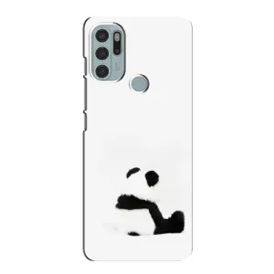 Чехлы с Пандами на Motorola MOTO G60s (Панда обиделся)