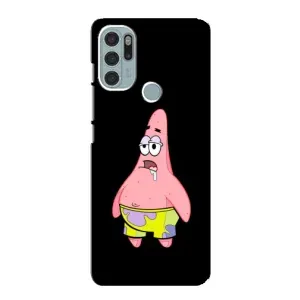 Чехлы с Патриком на Motorola MOTO G60s (Патрик завис)