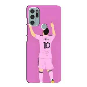 Чехлы Лео Месси в Майами на Motorola MOTO G60s (Празднование Месси)