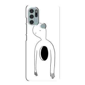 Чехлы со смыслом для Motorola MOTO G60s (Пустота)