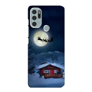 Чехол Санта Клаус для Motorola MOTO G60s (Санта)