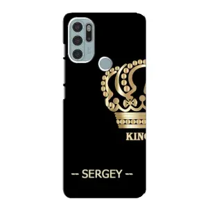 Чехлы с мужскими именами для Motorola MOTO G60s (SERGEY)