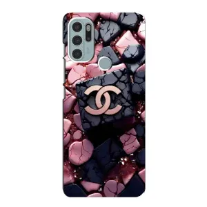 Чехол (Dior, Prada, YSL, Chanel) для Motorola MOTO G60s (Шанель)