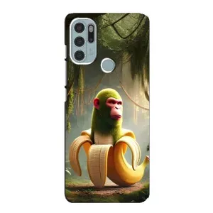 Чохол з мемами траралело тралала для Motorola MOTO G60s (Шимпанзіні бананіні)