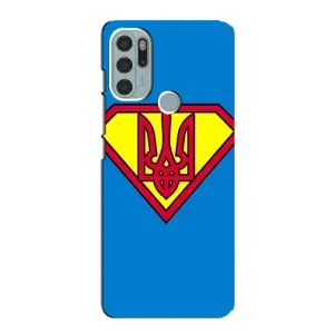 Чехол с картинкой (Патриотический ГЕРБ) на Motorola MOTO G60s (Super - Герб)