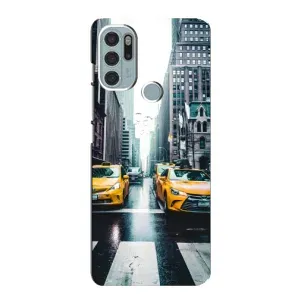 Силиконовый бампер (Работники) на Motorola MOTO G60s (Такси)