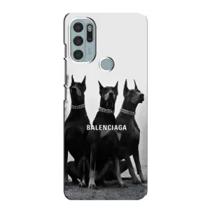 Чехол ДОБЕРМАН для Motorola MOTO G60s (Три добермана)