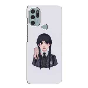 Чехлы с принтом Уэнсдей на Motorola MOTO G60s (Вещь Венсдей)