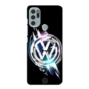 Чехол "Фольксваген" для Motorola MOTO G60s (Volkswagen на черном)